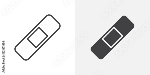 Bandage icon Outline vector sign