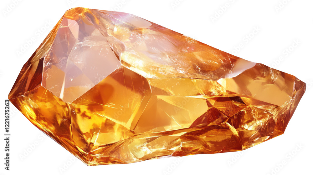 Amber Crystal Close-Up: A stunning close-up shot of a polished amber crystal, showcasing its warm, golden-yellow hue and intricate, faceted structure. Amber Crystal Close-Up: A stunning close-up shot of a polished amber crystal, showcasing its warm, golden-yellow hue and intricate, faceted structure.