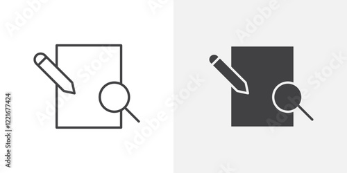 Define icon Outline vector sign