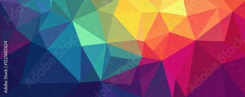 Colorful vector geometric shapes, illustration, retro