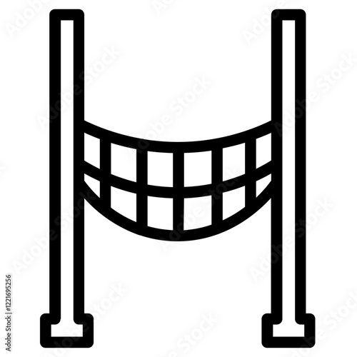 Mesh Netting Fishnet Line Icon