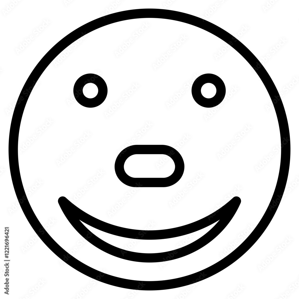 Smile Studio Circus Line Icon Smile Studio Circus Line Icon
