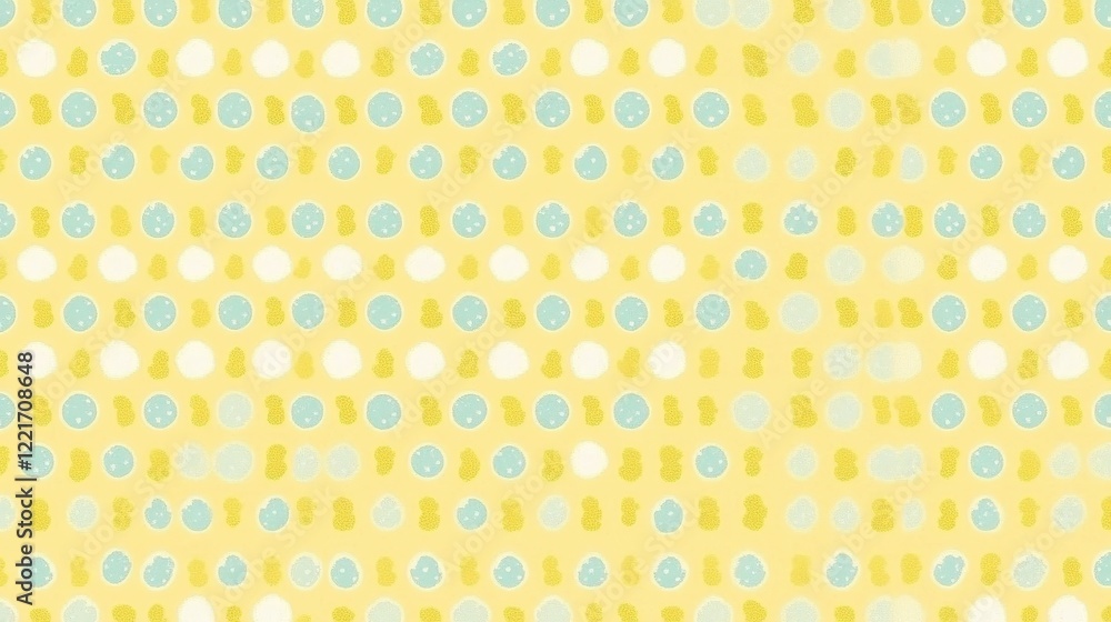 Playful Polka Dot Pattern in Bright Yellow Shades Playful Polka Dot Pattern in Bright Yellow Shades