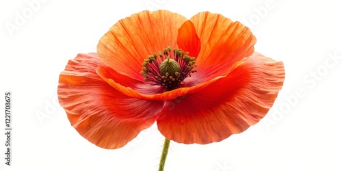 Wallpaper Mural Orange Poppy Flower Torontodigital.ca