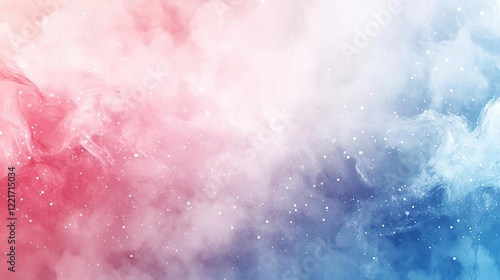 a picture of a colorful cloud background with a red and blue one photo