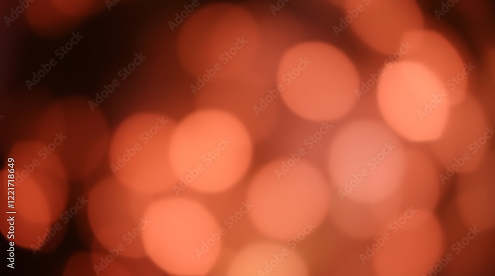 Abstract Bokeh Background of Warm Orange Lights Abstract Bokeh Background of Warm Orange Lights