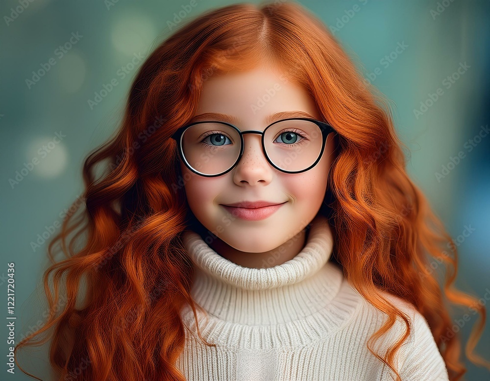 Fototapeta premium Mädchen mit rotem Haar
