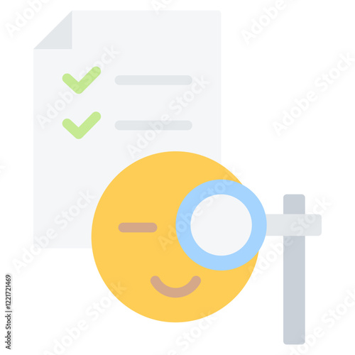 Vision Test Flat Icon