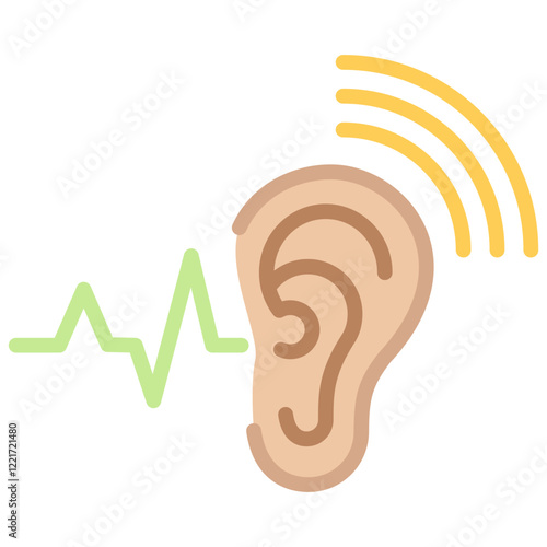 Hearing Test Flat Icon