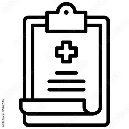 Medical History Outline Icon