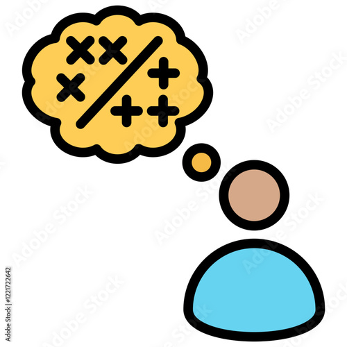 Bilingualism Outline Color Icon