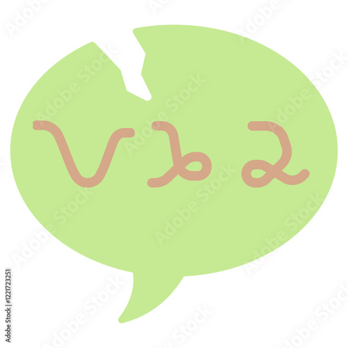 Endangered Language Flat Icon