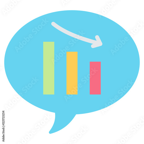 Language Attrition Flat Icon