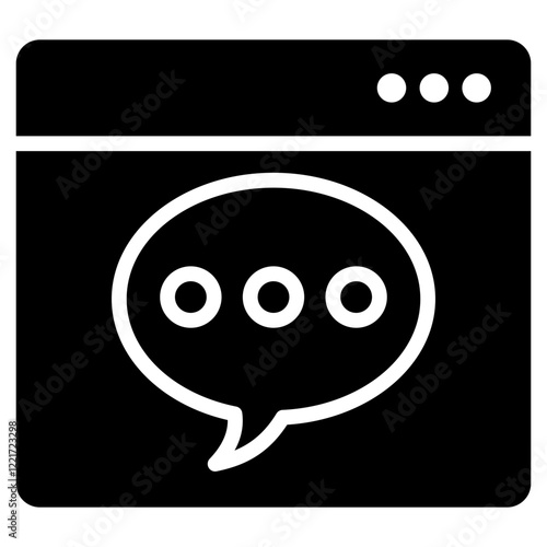 Computational Linguistic Glyph Icon