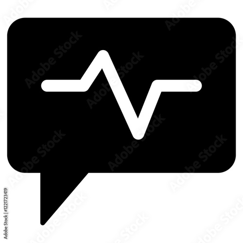Inflection Glyph Icon