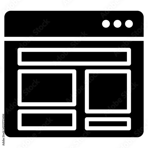 Frame Semantic Glyph Icon