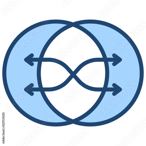 Interference Blue Icon