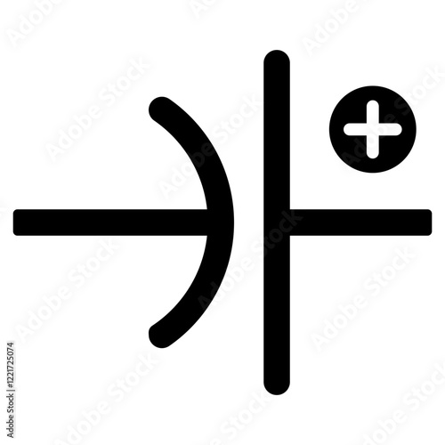 Capacitance Glyph Icon