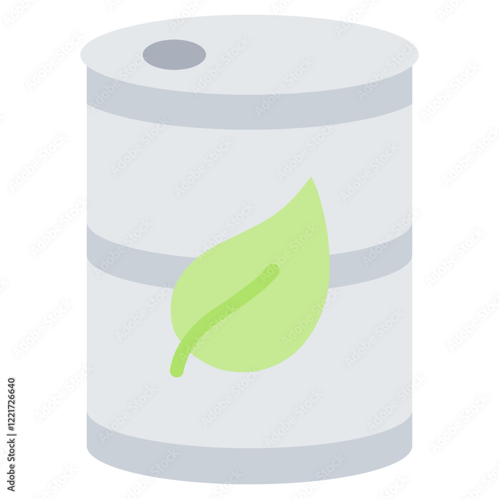 Biofuel Flat Icon Biofuel Flat Icon
