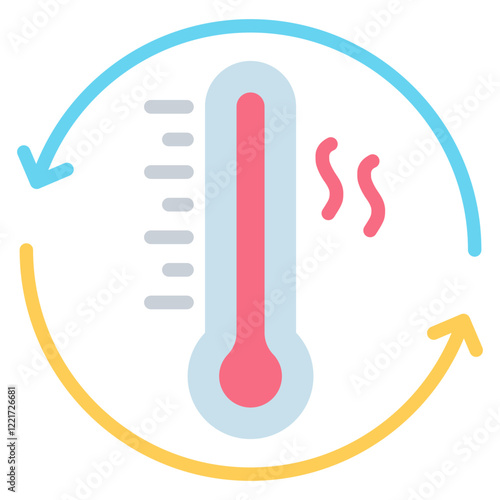 Convection Flat Icon