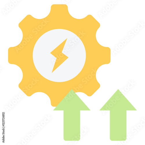 Energy Development Flat Icon