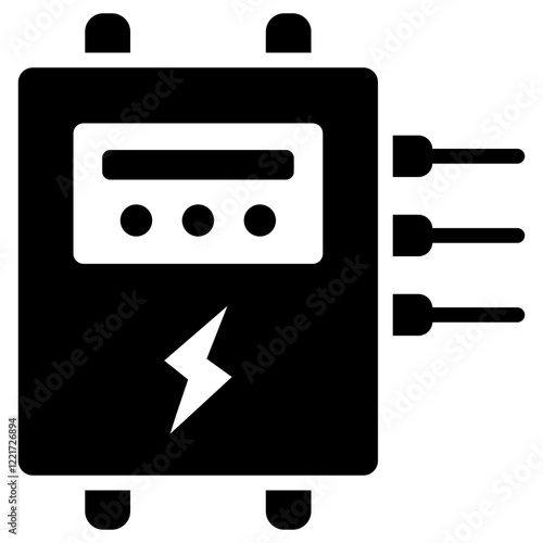 Inverter Glyph Icon