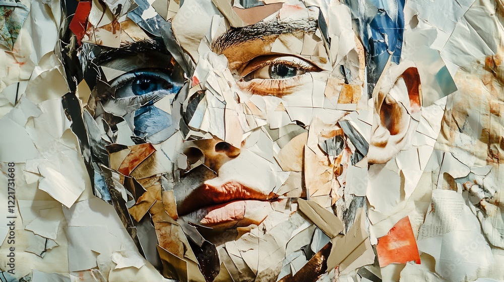 A Fractured Identity: A Collage Portrait A Fractured Identity: A Collage Portrait