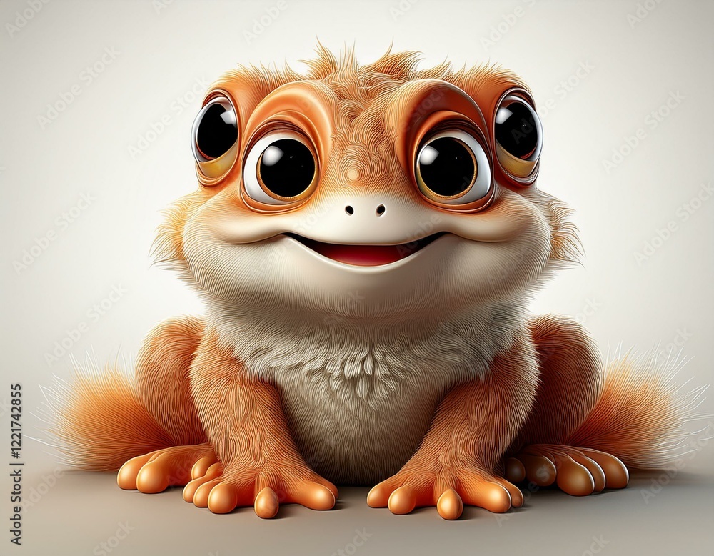 Obraz premium Niedlicher Frosch