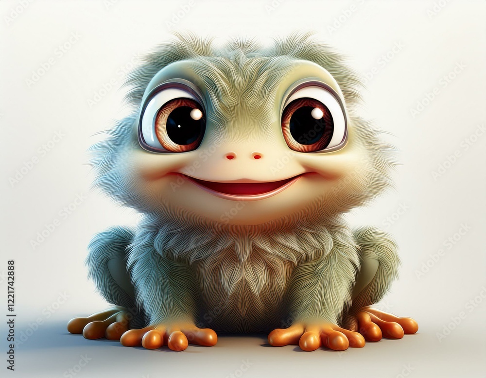 Obraz premium Niedlicher Frosch