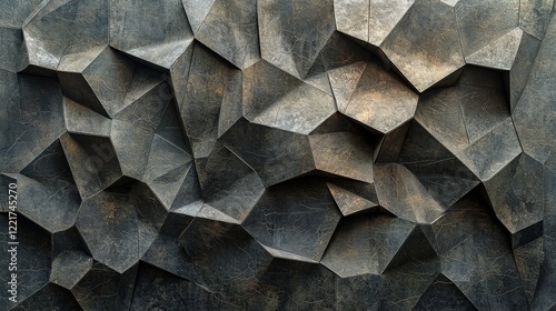 Abstract Geometric Texture with Dark Tones