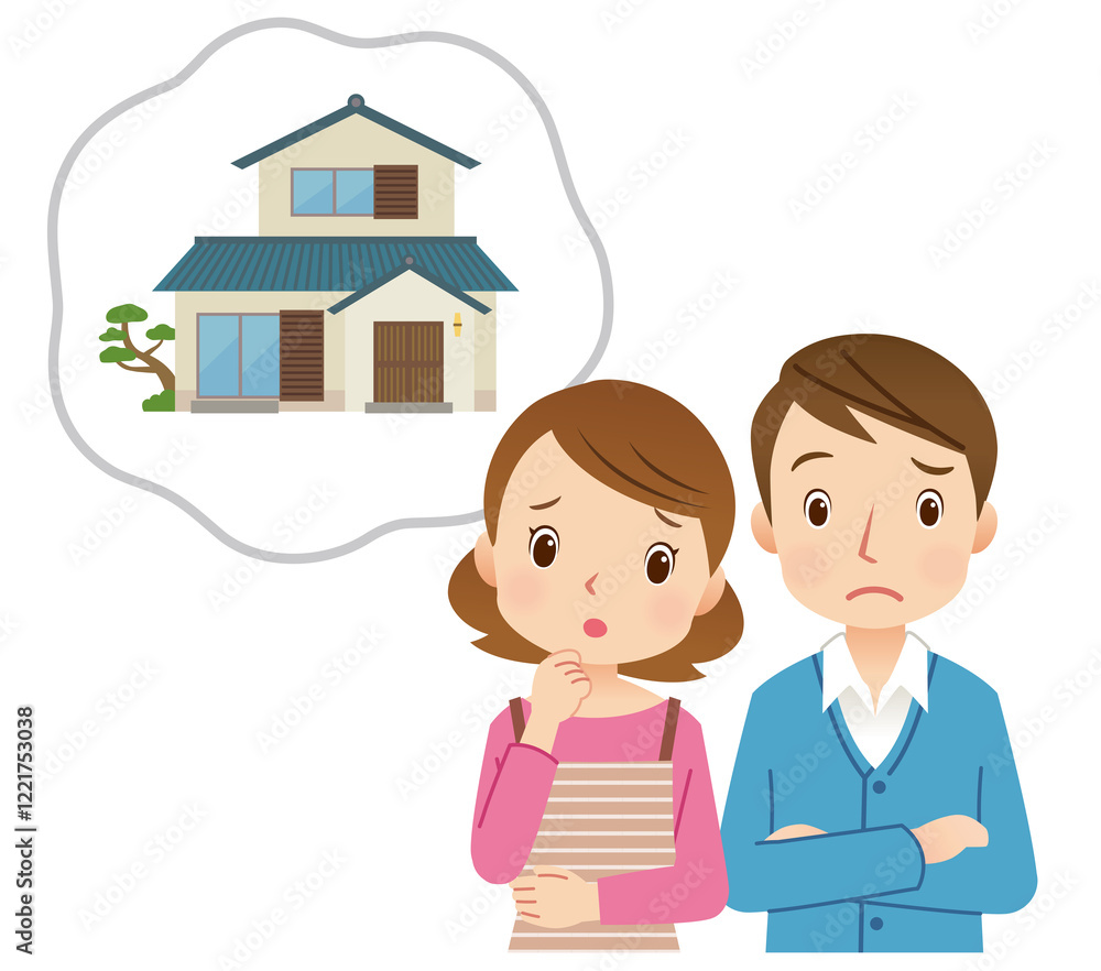 実家の管理に悩む夫婦　家の購入について悩む夫婦