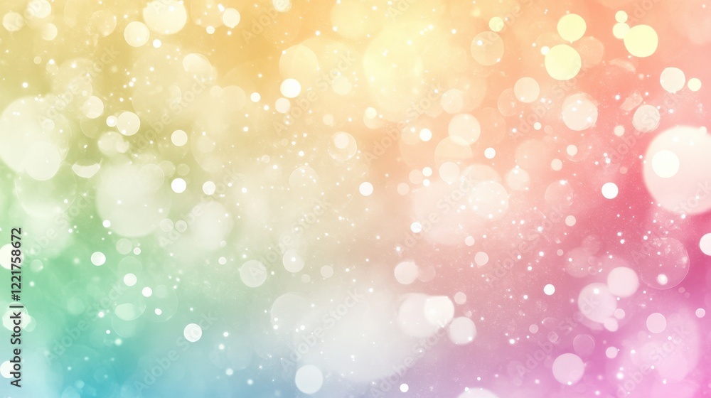 Obraz premium Colorful Bokeh Background with Soft Light and Vibrant Hues