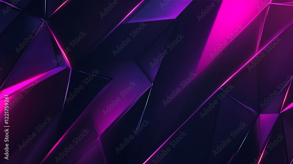 Abstract geometric background with vibrant magenta and purple lines and shapes Abstract geometric background with vibrant magenta and purple lines and shapes