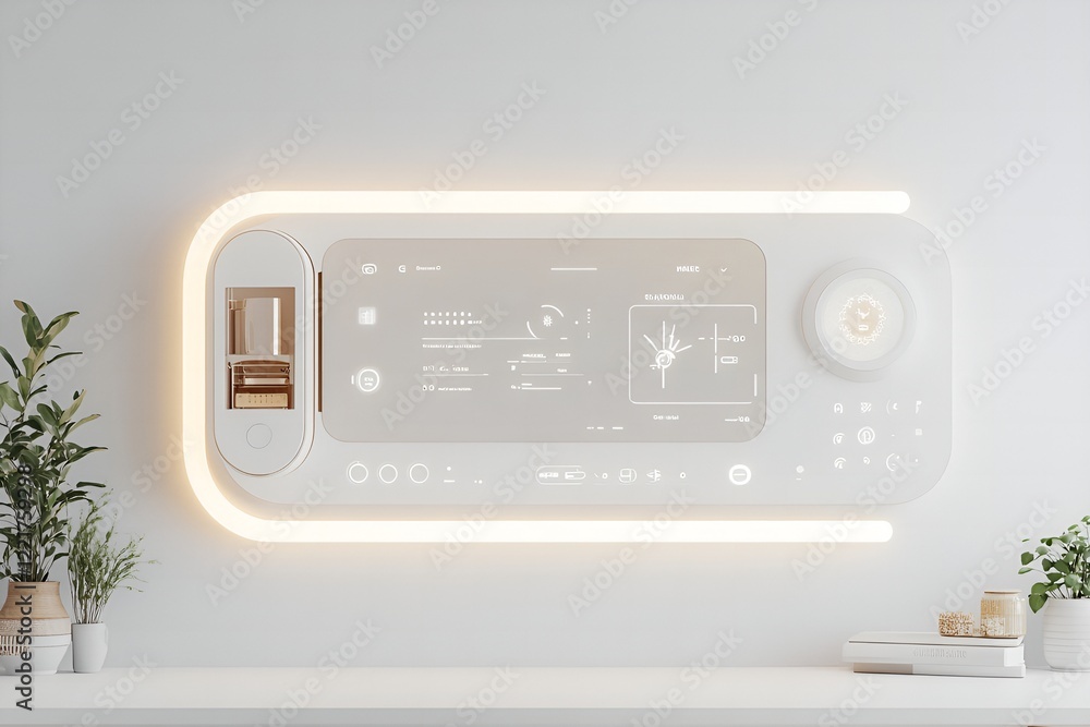 Minimalist Smart Light Control Panel Minimalist Smart Light Control Panel