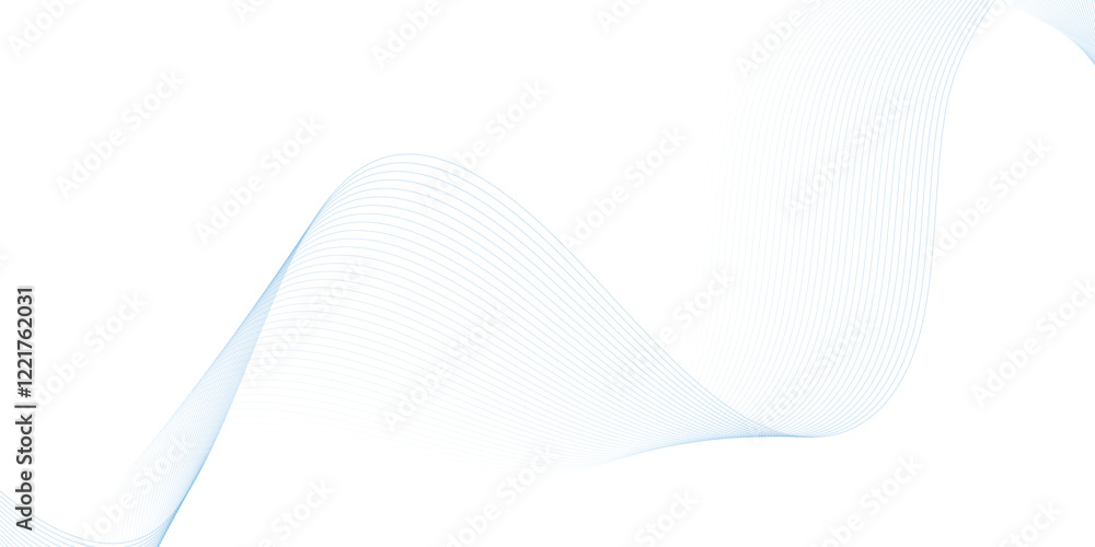 Abstract wave element for design. Digital frequency track equalizer. Stylized line art background. Vector illustration. Wave with lines created using blend tool. Curved wavy line, smooth stripe. Abstract wave element for design. Digital frequency track equalizer. Stylized line art background. Vector illustration. Wave with lines created using blend tool. Curved wavy line, smooth stripe.