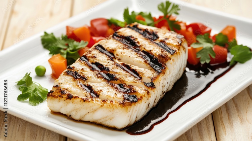 Grilled Fish with Vegetables Grilled Fish with Vegetables