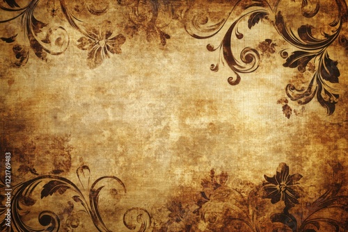vintage background with ornament