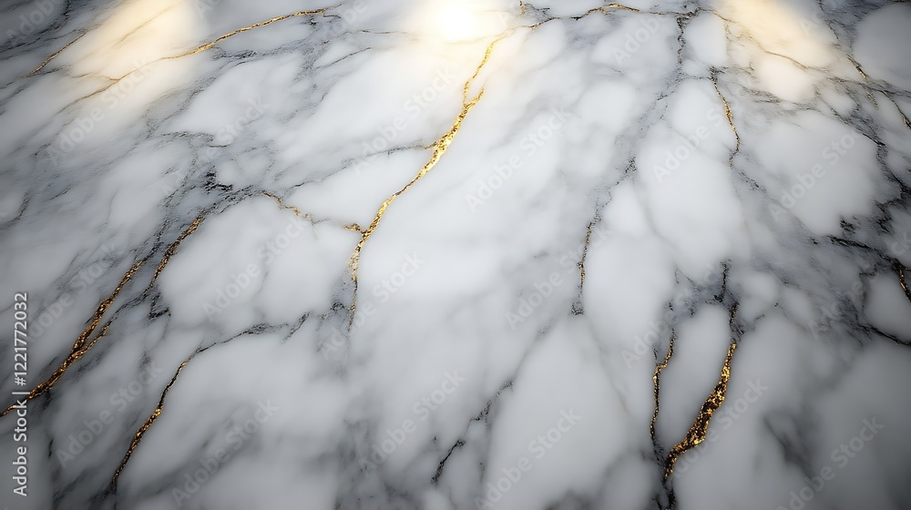 White Marble Texture with Gold Veins White Marble Texture with Gold Veins