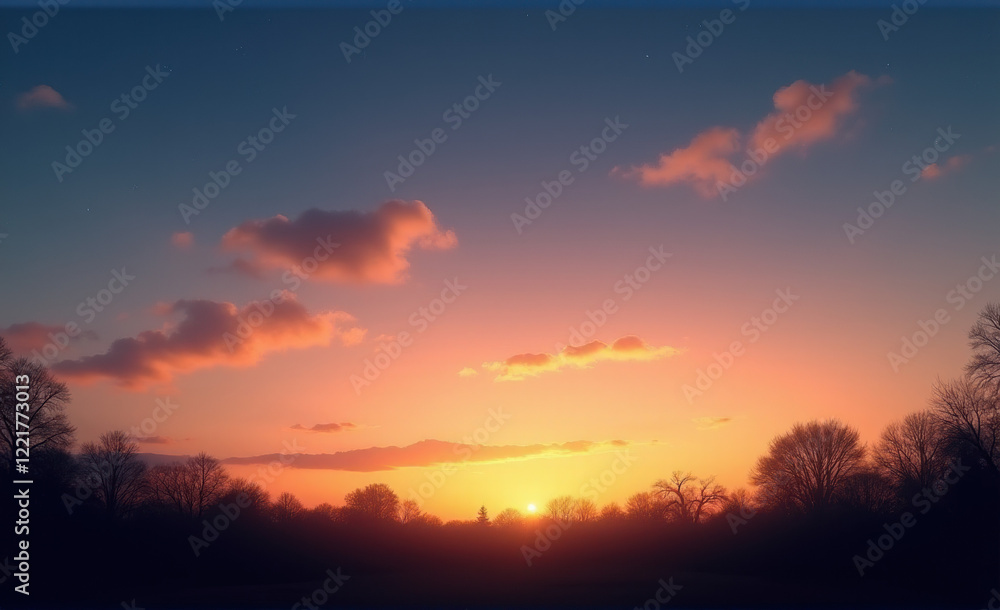 sunset in the sky with clouds sunset in the sky with clouds