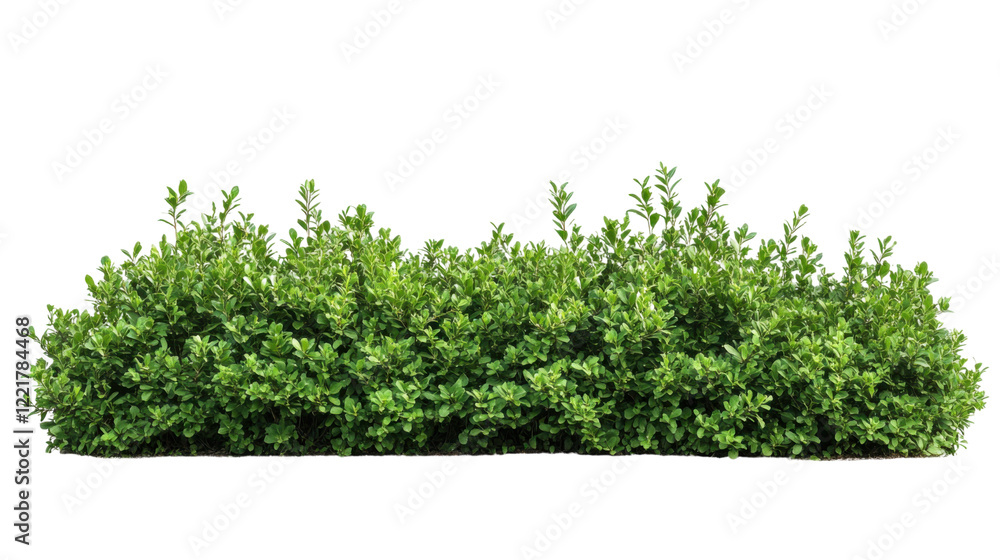 Obraz premium Flower shrub bush fence tree hedge on transparent background