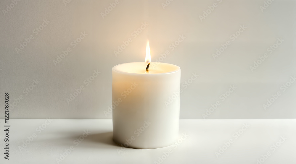 candle white background candle white background