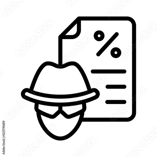 Tax Fraud Icon