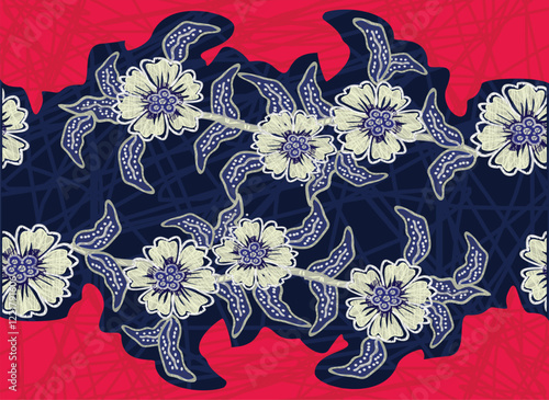 Batik Indonesian: is a technique of wax-resist dyeing applied to whole cloth, or cloth made using this technique originated from Indonesia.