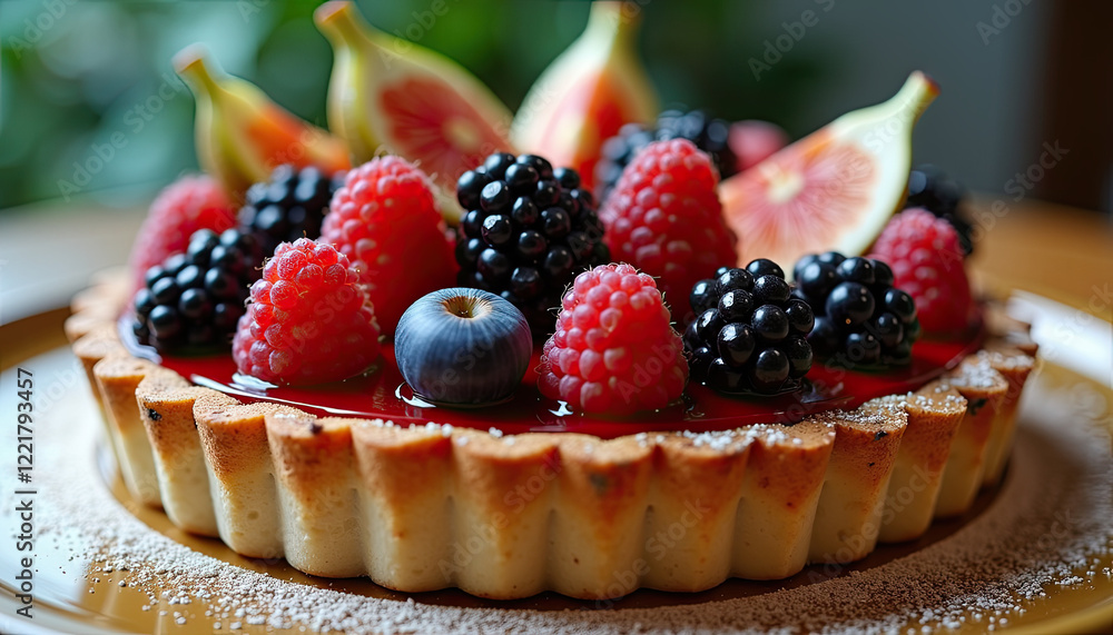 Fresh Fruit Tart with Berries and Kiwi Fresh Fruit Tart with Berries and Kiwi