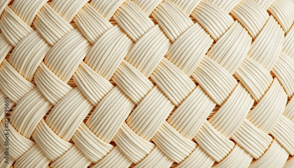 Close-Up of Detailed Rattan Weaving Close-Up of Detailed Rattan Weaving