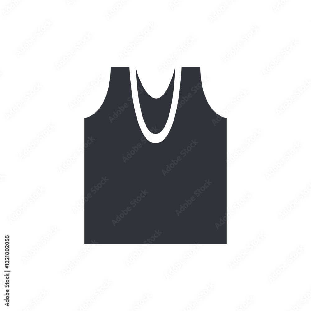 Tank top solid icons, minimalist vector illustration ,simple transparent graphic element .Isolated on white background Tank top solid icons, minimalist vector illustration ,simple transparent graphic element .Isolated on white background