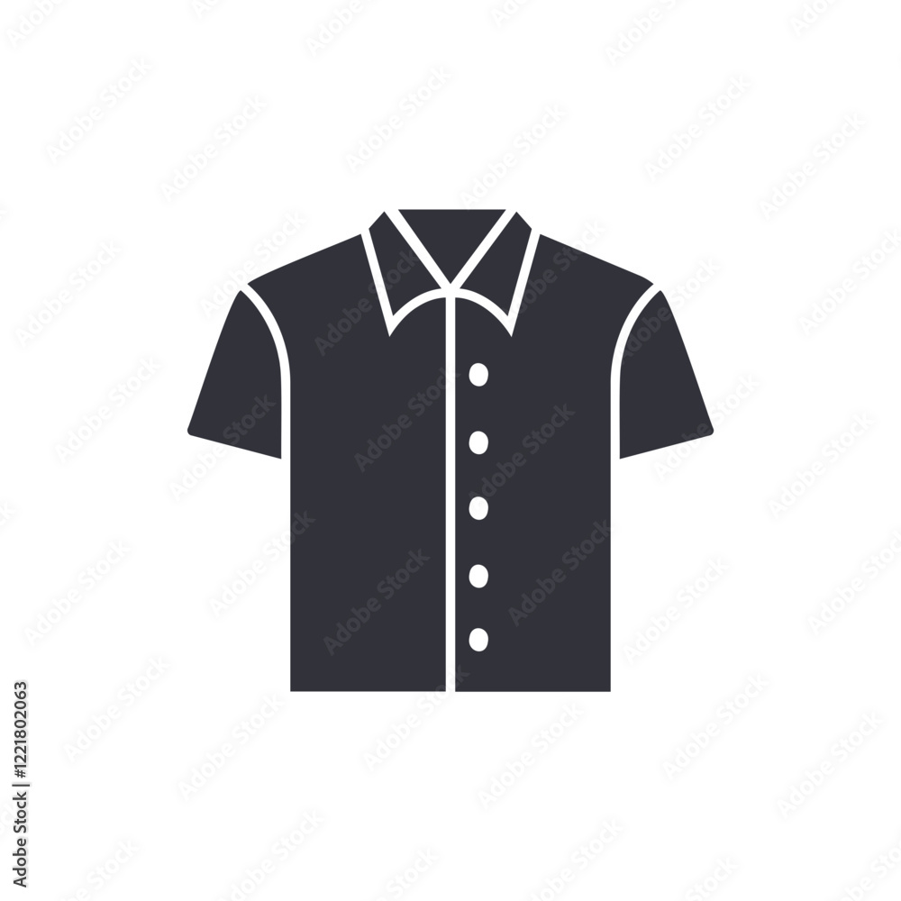Shirt solid icons, minimalist vector illustration ,simple transparent graphic element .Isolated on white background Shirt solid icons, minimalist vector illustration ,simple transparent graphic element .Isolated on white background
