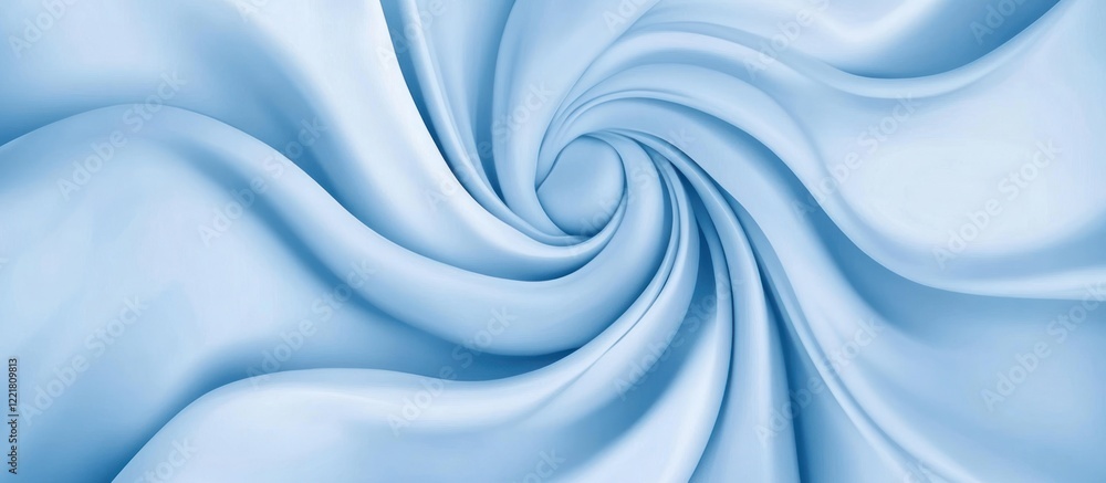Fototapeta premium Abstract Blue Swirling Fabric