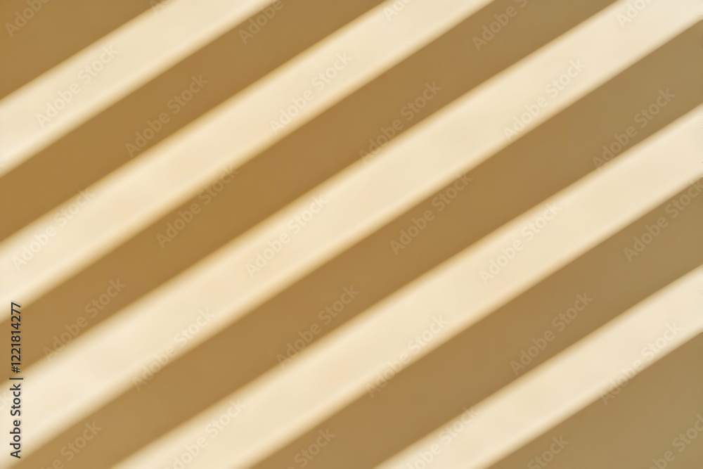 Obraz premium Sunlight Stripes on Beige Wall