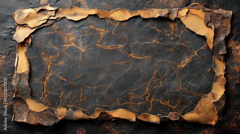 Fototapeta premium Artistic Representation of Torn Paper on a Simple Background Evoking Themes of Fragility and Transience in Everyday Life Highlighting the Beauty of Impermanence and Raw Textures